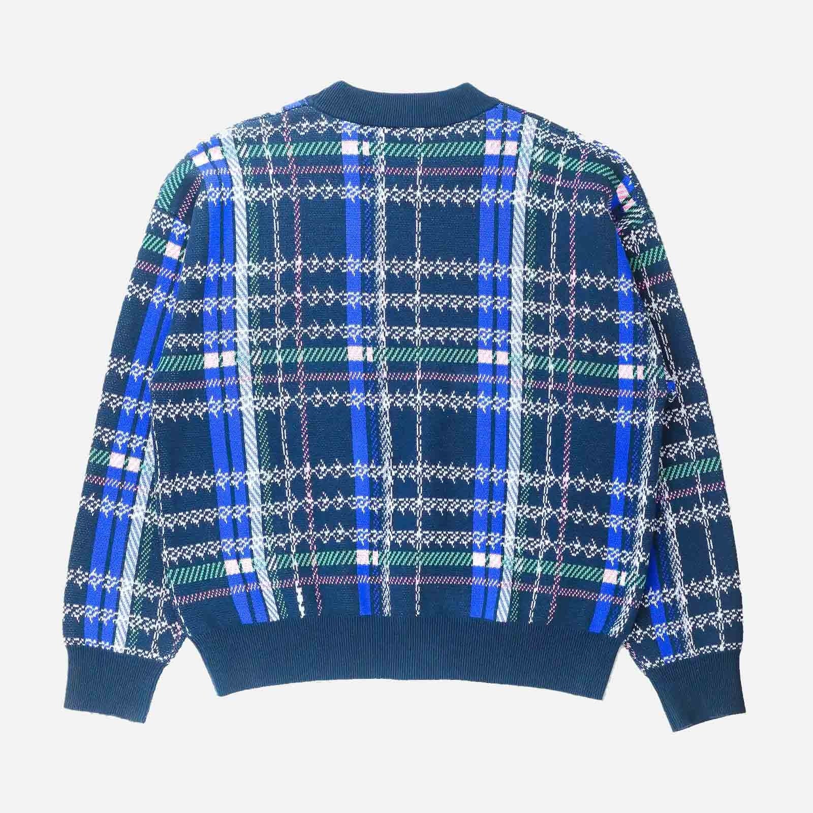 Tartan Knit Sweater FW93SCTKS BLU