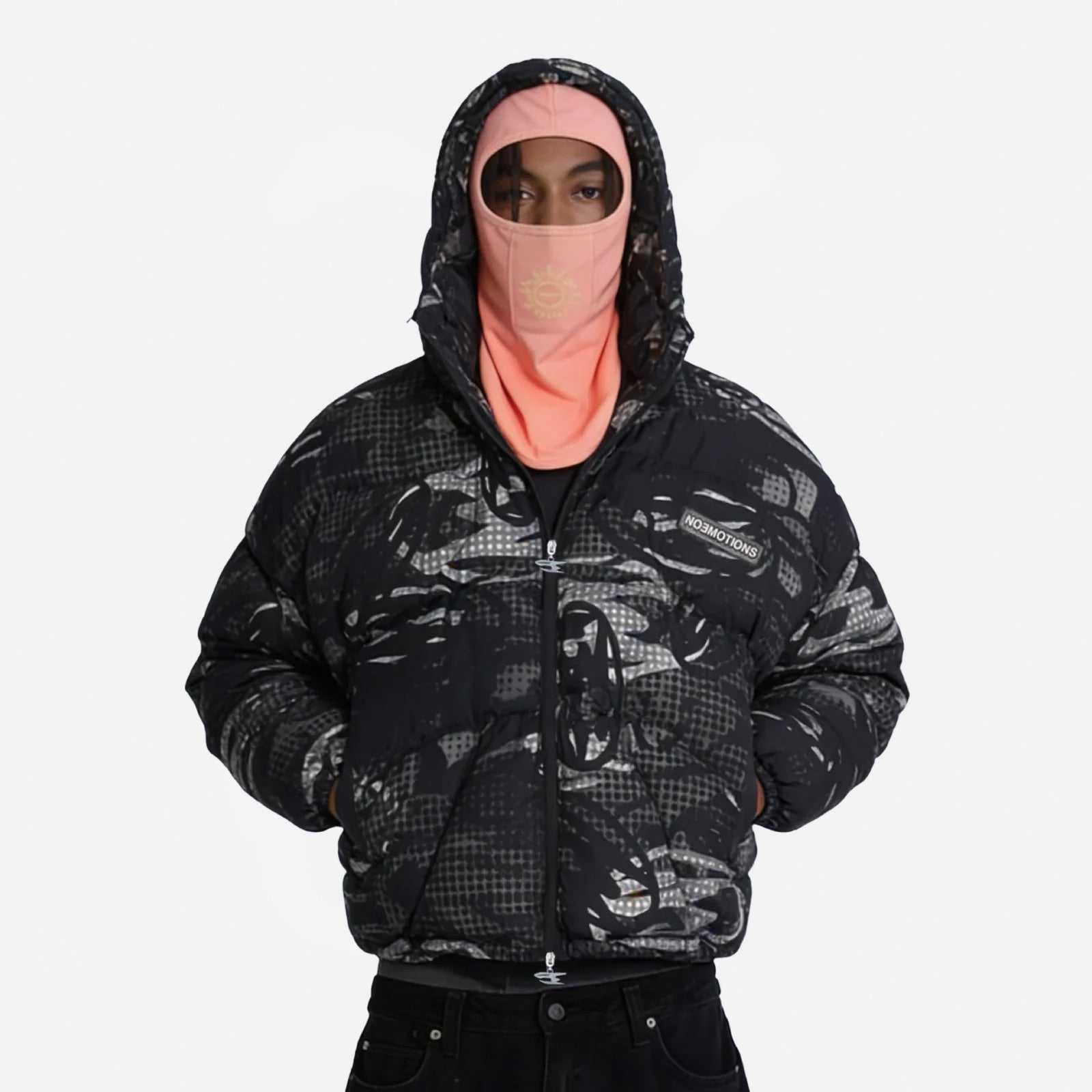 Balaclava Puffer NES26BP BLK