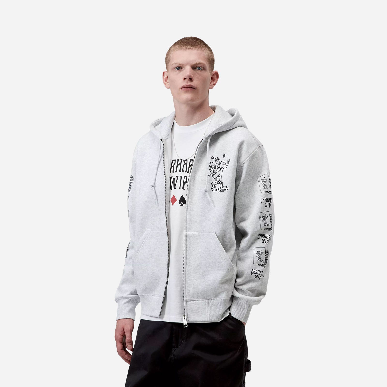 Hooded Playing Cards Jacket I036915482XX