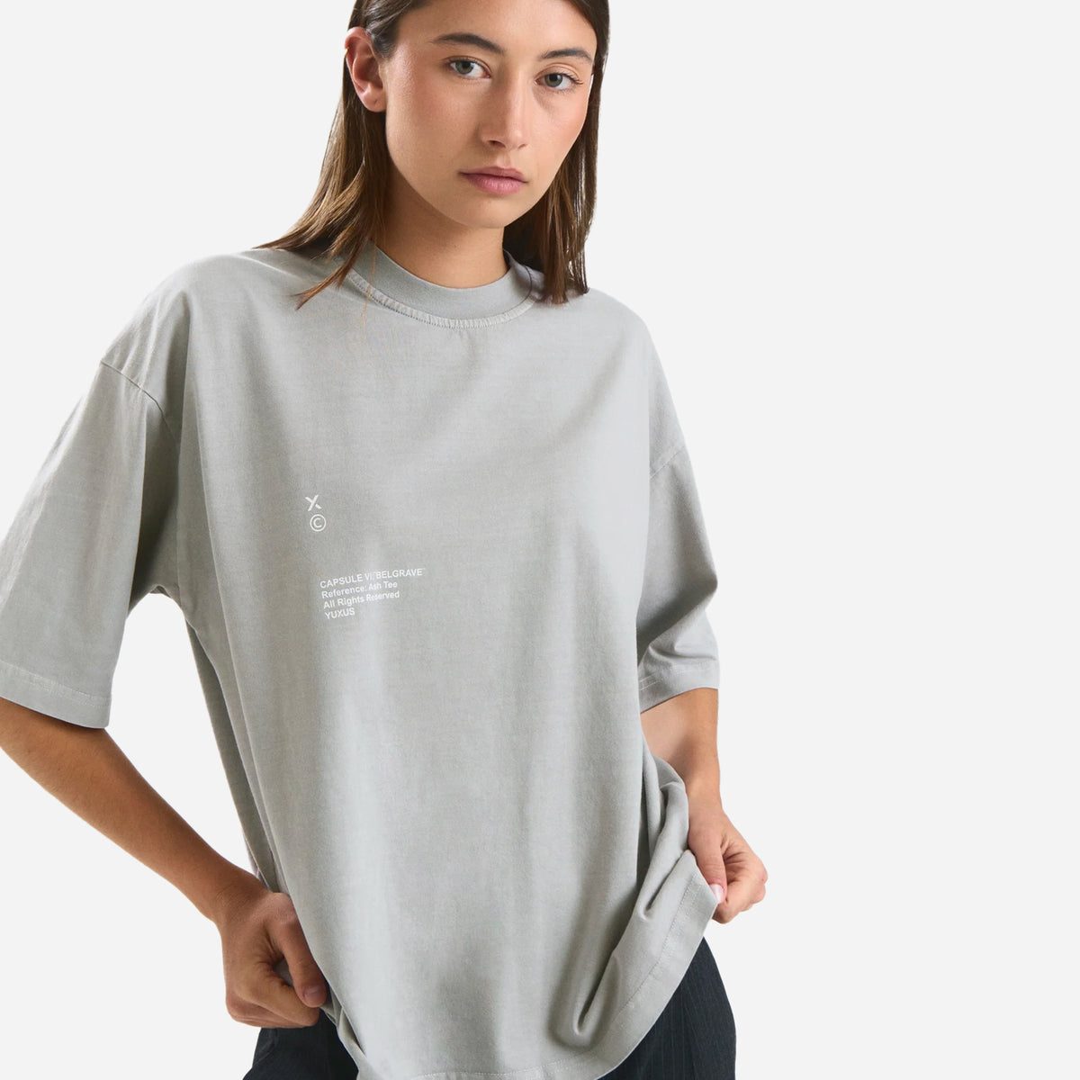 Yuxus Ash Belgrave T-Shirt YXABTSFW26-GRY