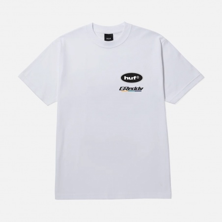 HUF X Greddy S/s Tee TS02271-WHT | 4Elementos