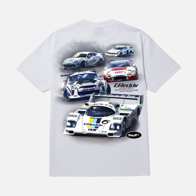 X Greddy S s Tee TS02271 WHT