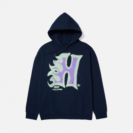 HUF Heat Wave P/o Hoodie PF00648-NAV | 4Elementos