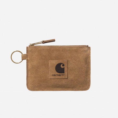 Carhartt WIP Suede Zip Wallet Cow Leather I033644.HZ.XX | 4Elementos