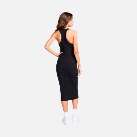 Nike Sportswear Chill Knit Stretch Midi Dress FN3679-010 | 4Elementos