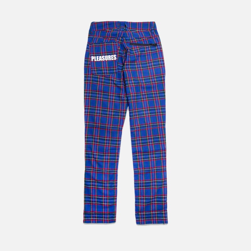 Reset Plaid Pants P20SPCUT007 Blue