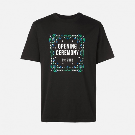 Opening Ceremony Unisex Bandana Box Logo Tee P19TBP22152B-0001 | 4Elementos