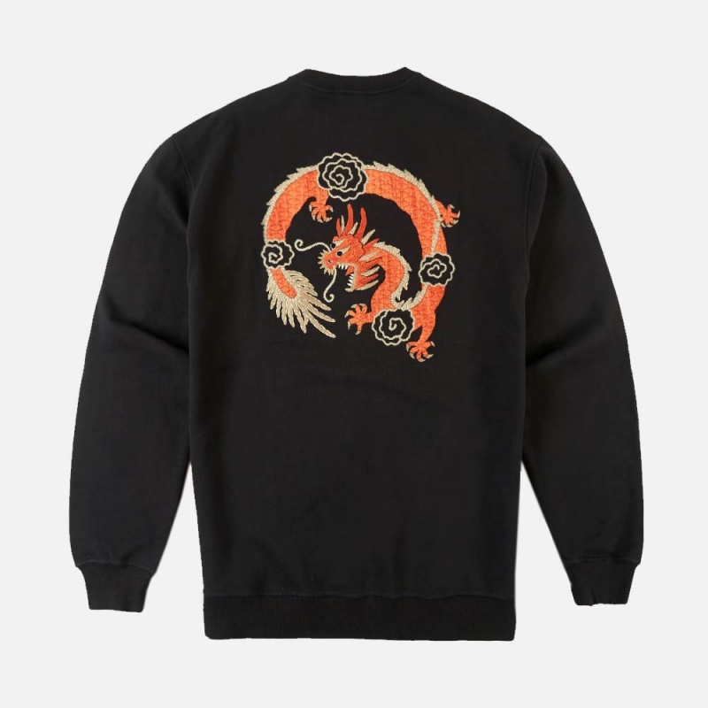 Maharishi Souvenir Organic Crew Sweat 6351-Black