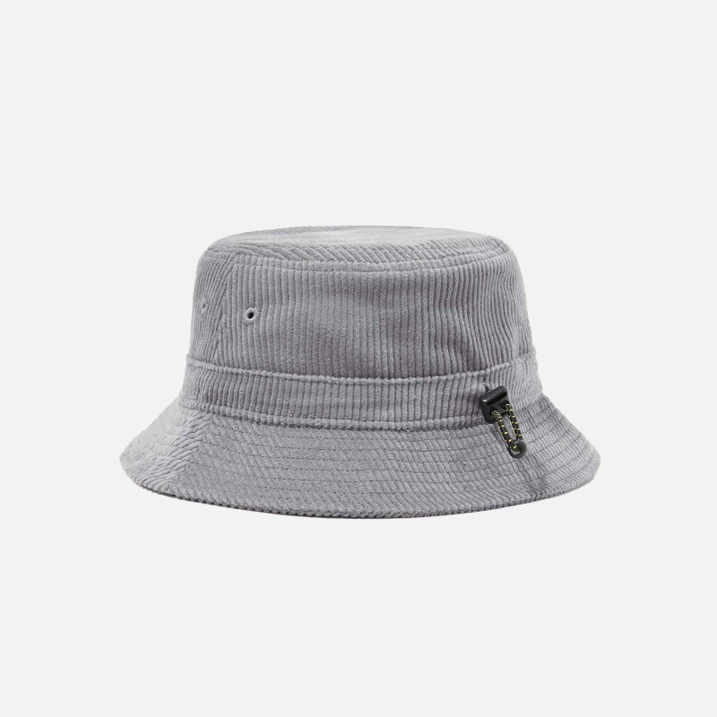 Butter Goods BGFW21HWCBH-Gry High Wale Corduroy Bucket Hat