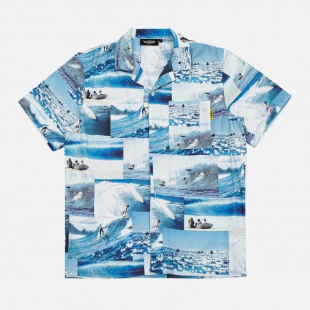 WASTED PARIS SS22WPSAS-BLU Shirt Allover Swell | 4Elementos