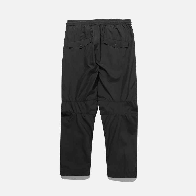 Maharishi 8054-BLACK Tech Side-Seamless Track Pants