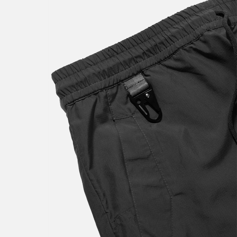 Maharishi 8054-BLACK Tech Side-Seamless Track Pants