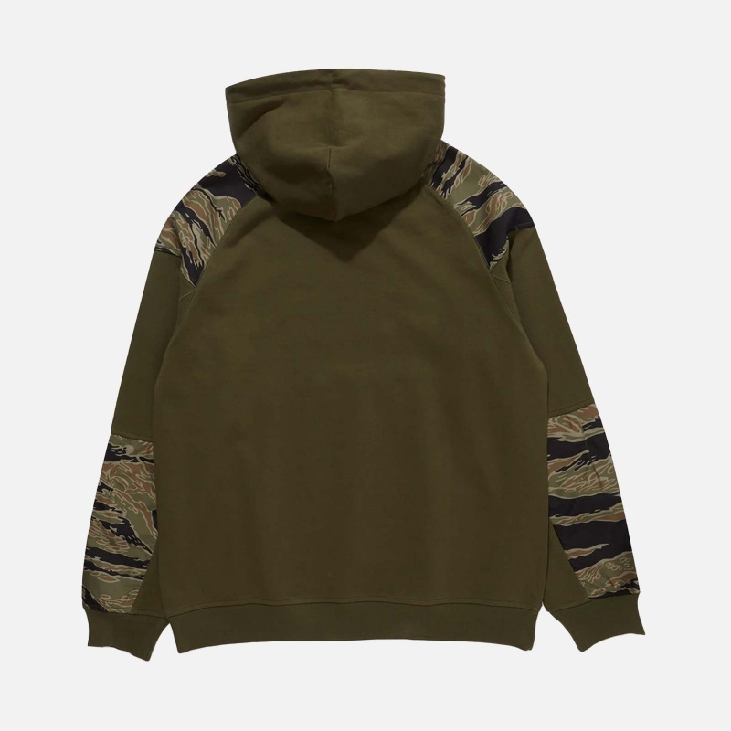 Maharishi 8065-OLIVE Tech Hooded Sweat