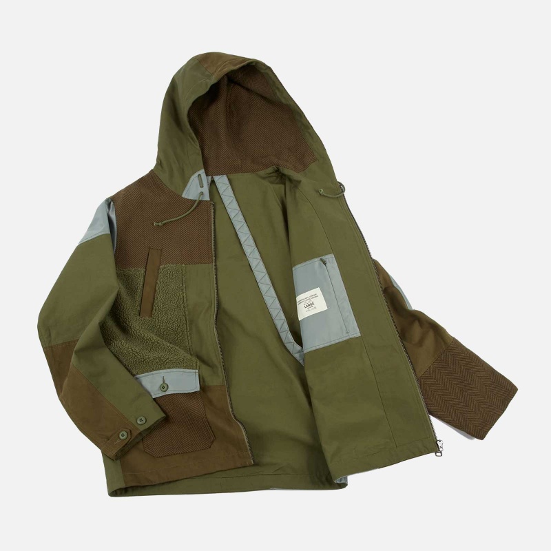 Maharishi 3560-Olive Panelwork D2 Parka