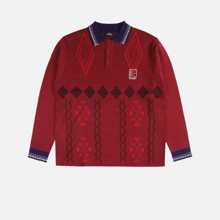 Rassvet Logo Polo Knit PACC11N004-RED | 4Elementos