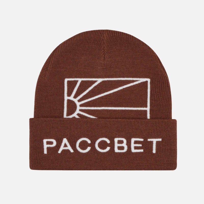 Rassvet Big Logo Beanie Knit PACC11K007-BWN