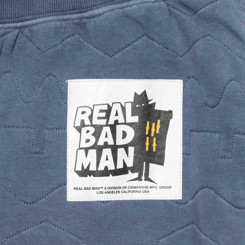 Real Bad Man Rbm Quilted Fleece Pant RBM10066