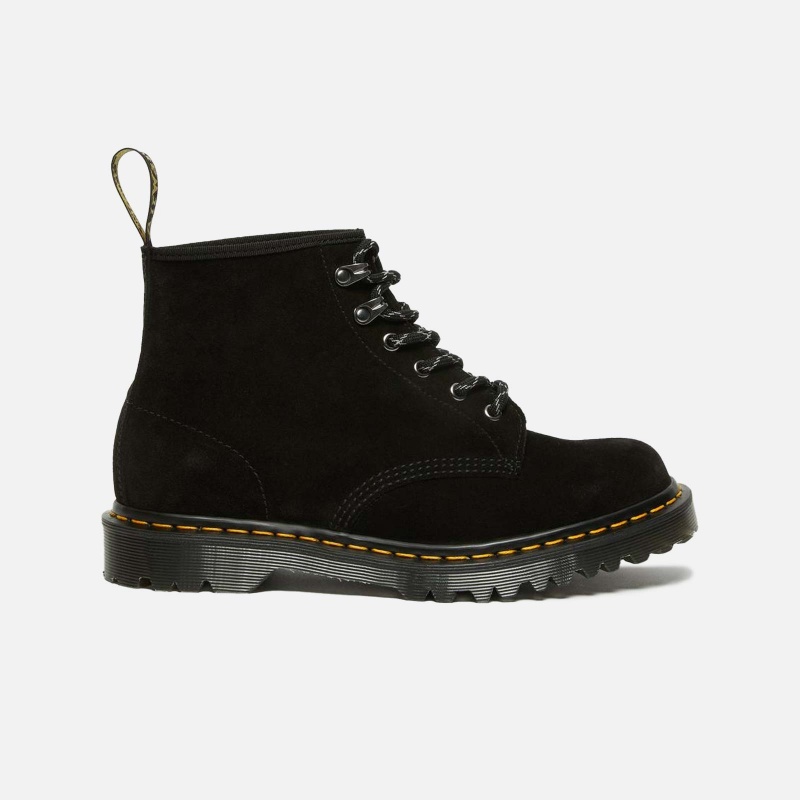 Dr. Martens 27777001 101 Black Repello Calf Suede