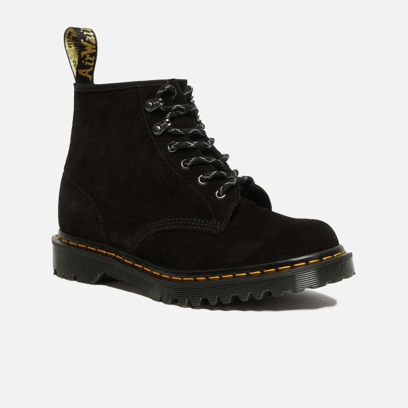 Dr. Martens 27777001 101 Black Repello Calf Suede