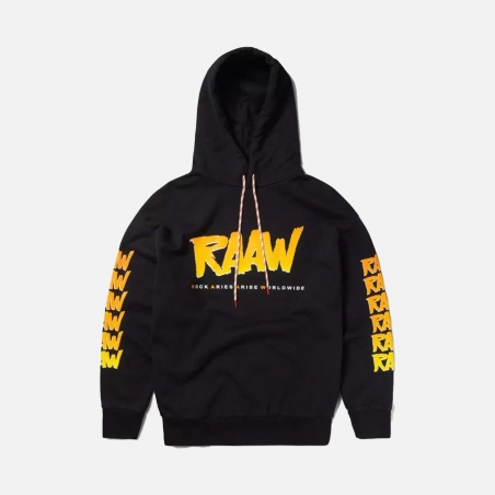 Aries Arise Raaw Hoodie FTAR20011-BLK | 4Elementos