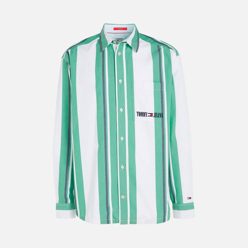 TOMMY JEANS Ovz Archive Stripe Shirt DM0DM16347LY3