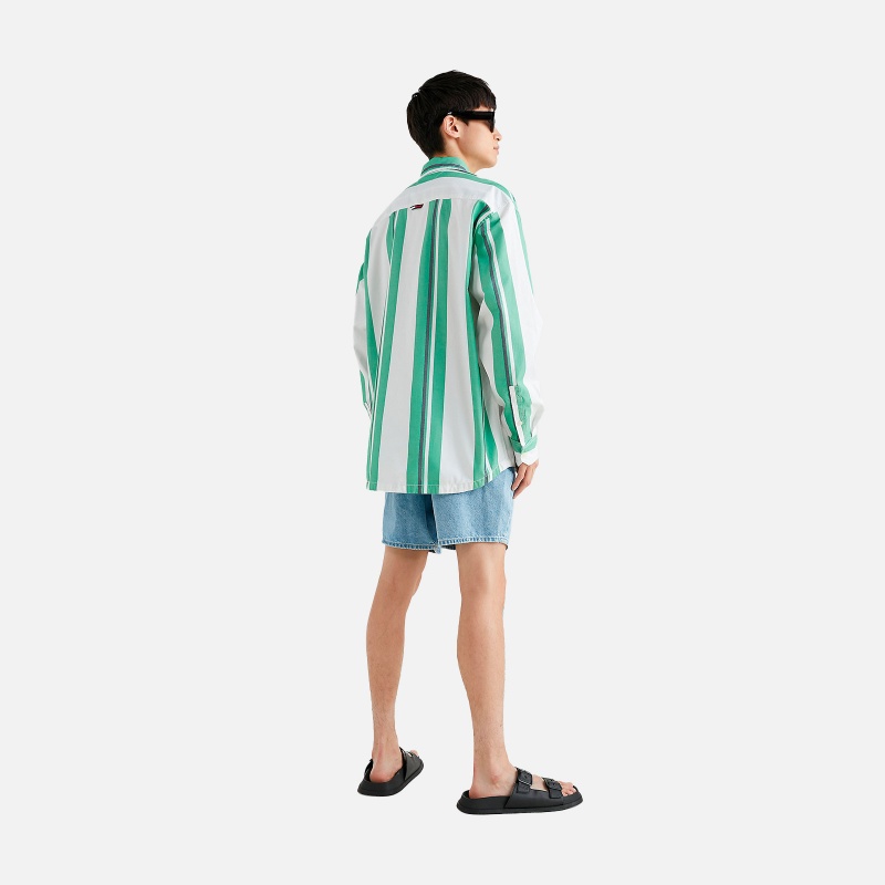 TOMMY JEANS Ovz Archive Stripe Shirt DM0DM16347LY3