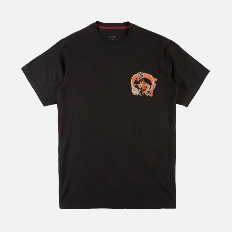 Maharishi Souvenir Organic T-Shirt 6350-Black