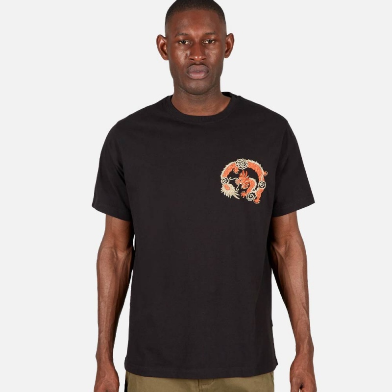 Maharishi Souvenir Organic T-Shirt 6350-Black