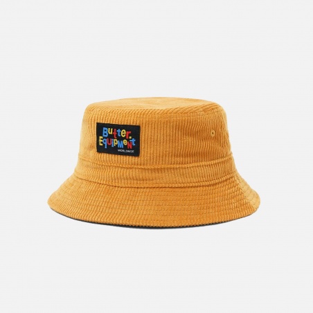 Butter Goods BGFW21HWCBH-Ambr High Wale Corduroy Bucket Hat | 4Elementos