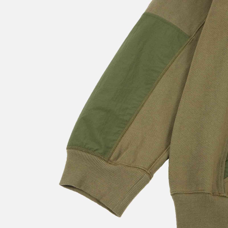 Maharishi 3538-Olive Maha Tech Hooded Sweat