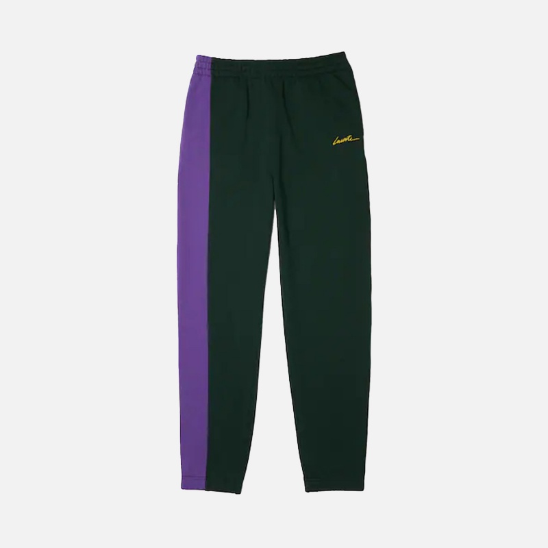 Lacoste Live! XH7304-17Y Embroidered Two-Tone Fleece Trackpants