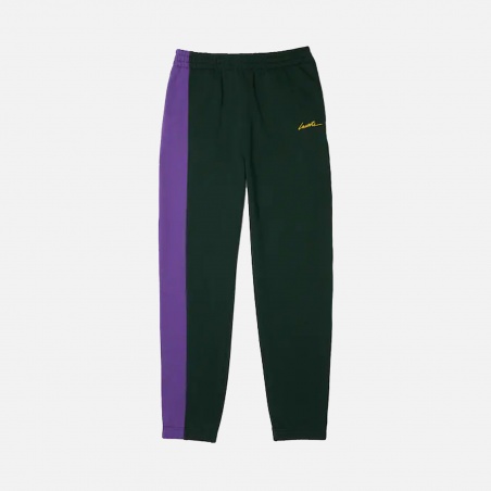 Lacoste Live! XH7304-17Y Embroidered Two-Tone Fleece Trackpants | 4Elementos