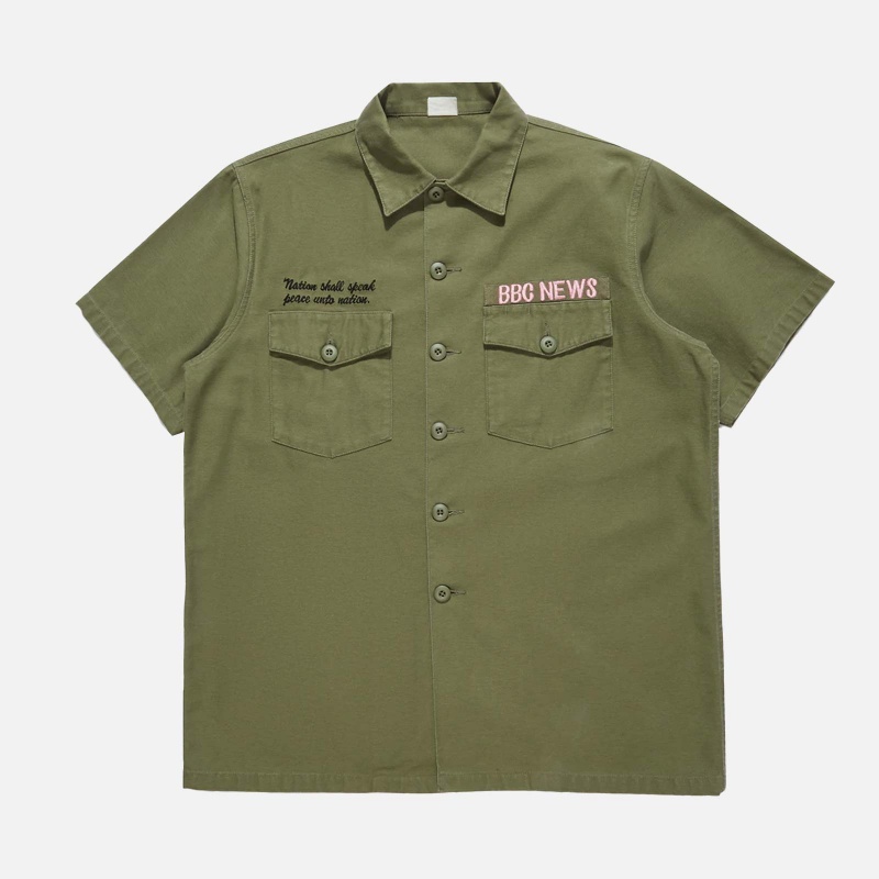 Maharishi 8088-OLIVE BBC News Modified Utility Shirt