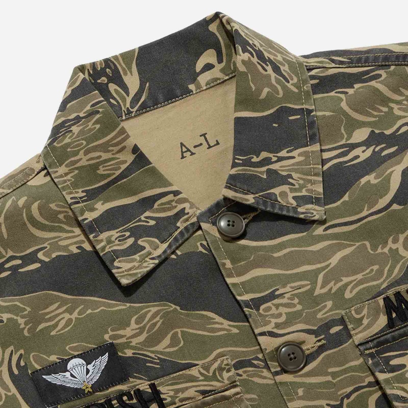 Maharishi 8120-GOLD Mike Force Camo Advisor's Overshirt