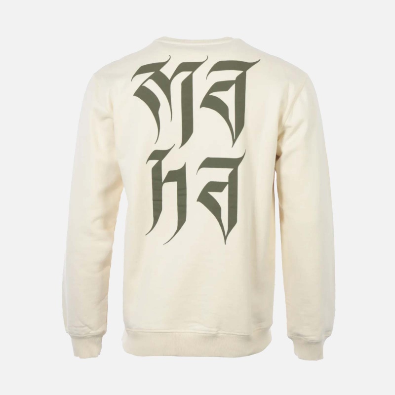 Maharishi 9810-ECRU Maha Crew Sweat