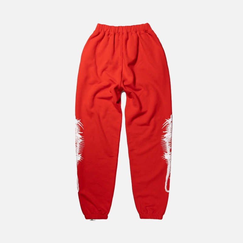 Aries Arise SSAR30013-RED Skeletor Dragon Sweatpant