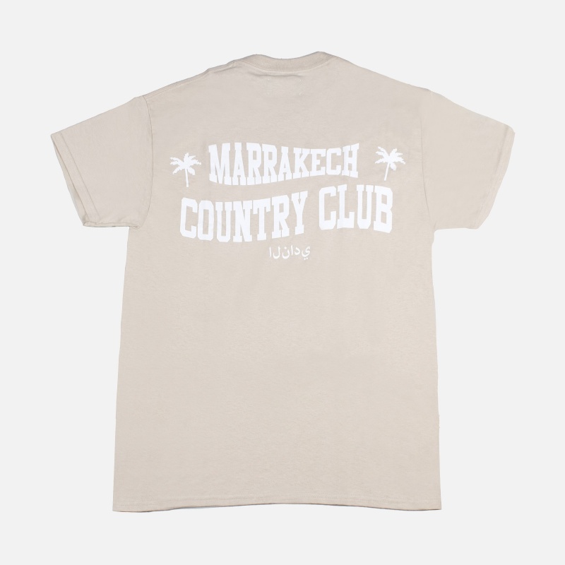 BCSS22MH400-CAMEL Marrakech Country Club Tee