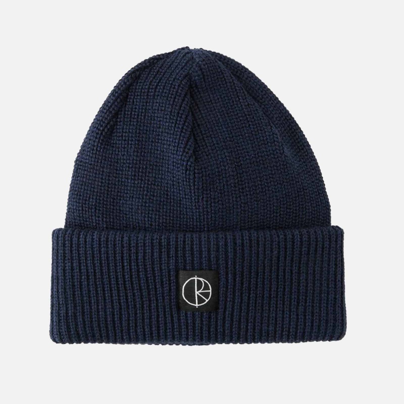 Polar PSS22DFMBN-NVY Double Fold Merino Beanie