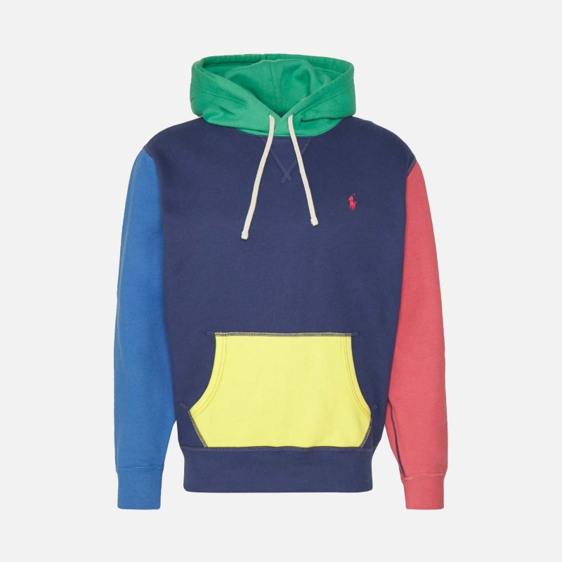 POLO RALPH LAUREN 710869684001 Colour Blocked Fleece Hoodie