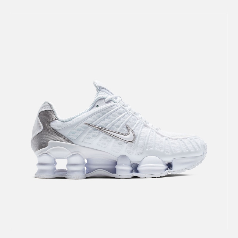 Nike Shox TL White Metallic Silver AR3566-100