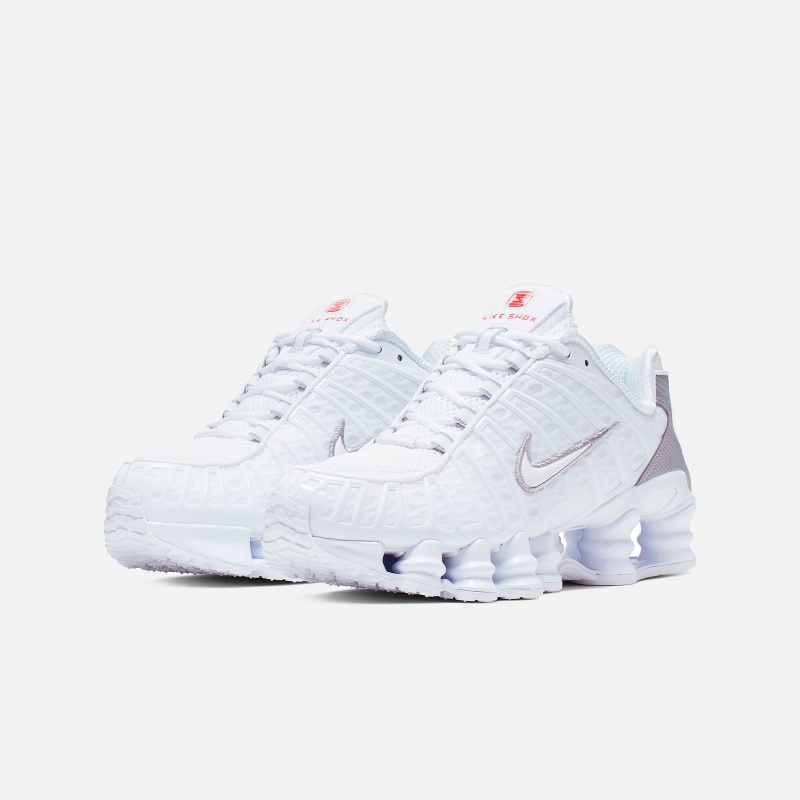 Nike Shox TL White Metallic Silver AR3566-100