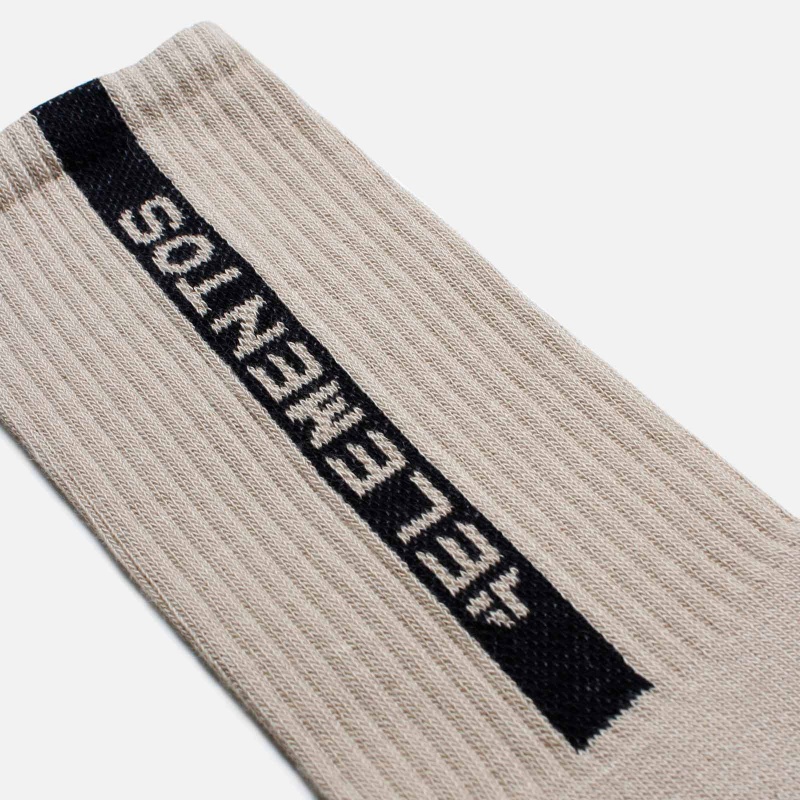 4Elementos 4EBLS2021 4E Beige Line Socks