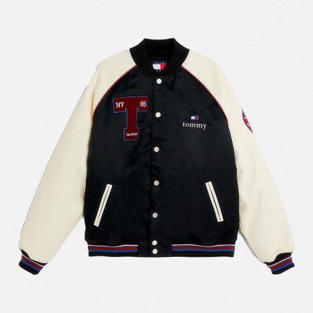 TOMMY JEANS Varsity Bomber Jacket DM0DM16503BDS | 4Elementos