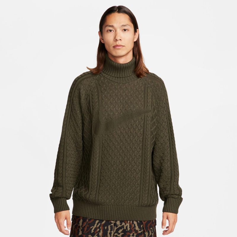 Life Cable Knit Turtleneck Sweater FB7770 325