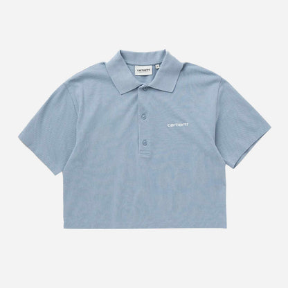 W S S Carhartt Script Polo T Shirt I0345530F4XX