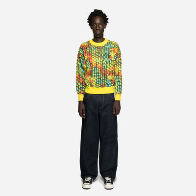 Snakeskin Knit Sweater FW93SCSKS YLW