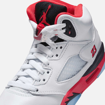 Jordan 5 Retro OG GS Fire Red Black Tongue HQ7980 101