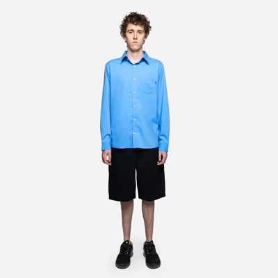 Blue Poplin Shirt T shirt SS2693SCBPS BLU