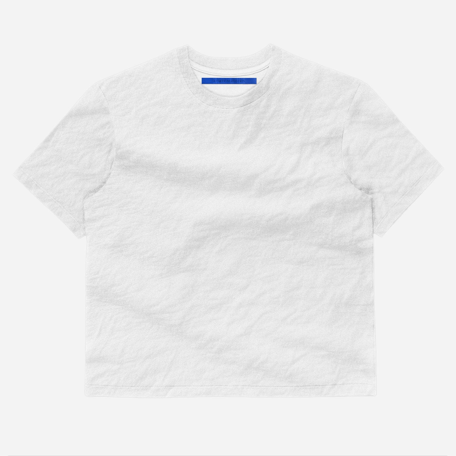 Wrinkled T shirt SS2693SCWT WHT