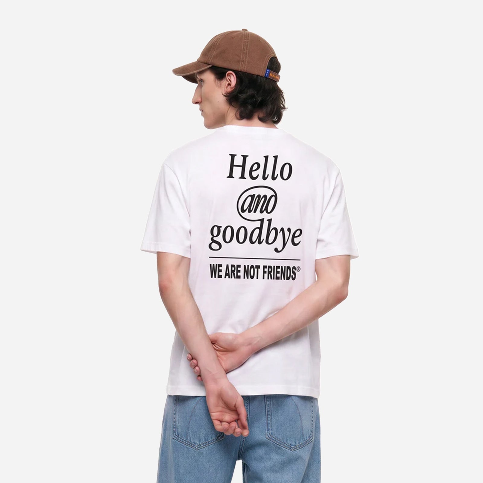We Are Not Friends Hello & Goodbye T-shirt WANF-C02605